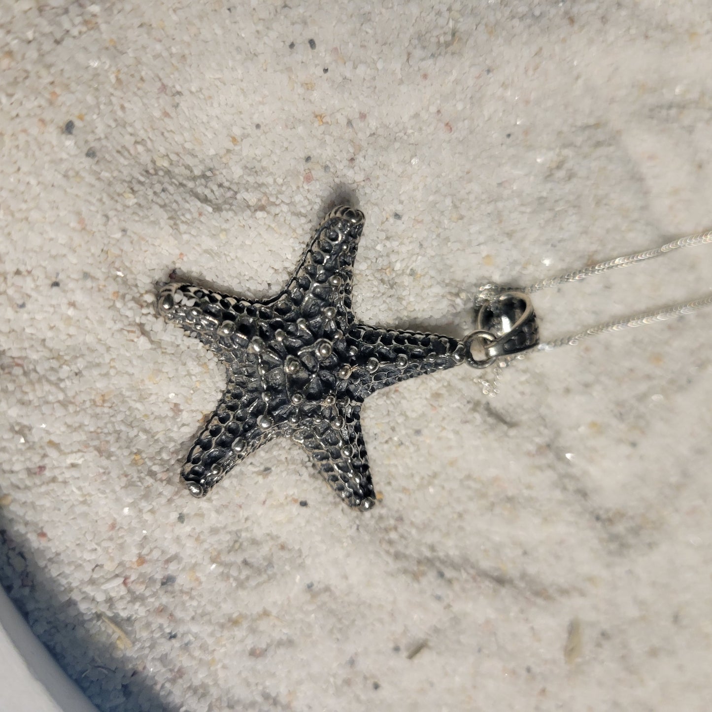 Sterling Starfish Necklace