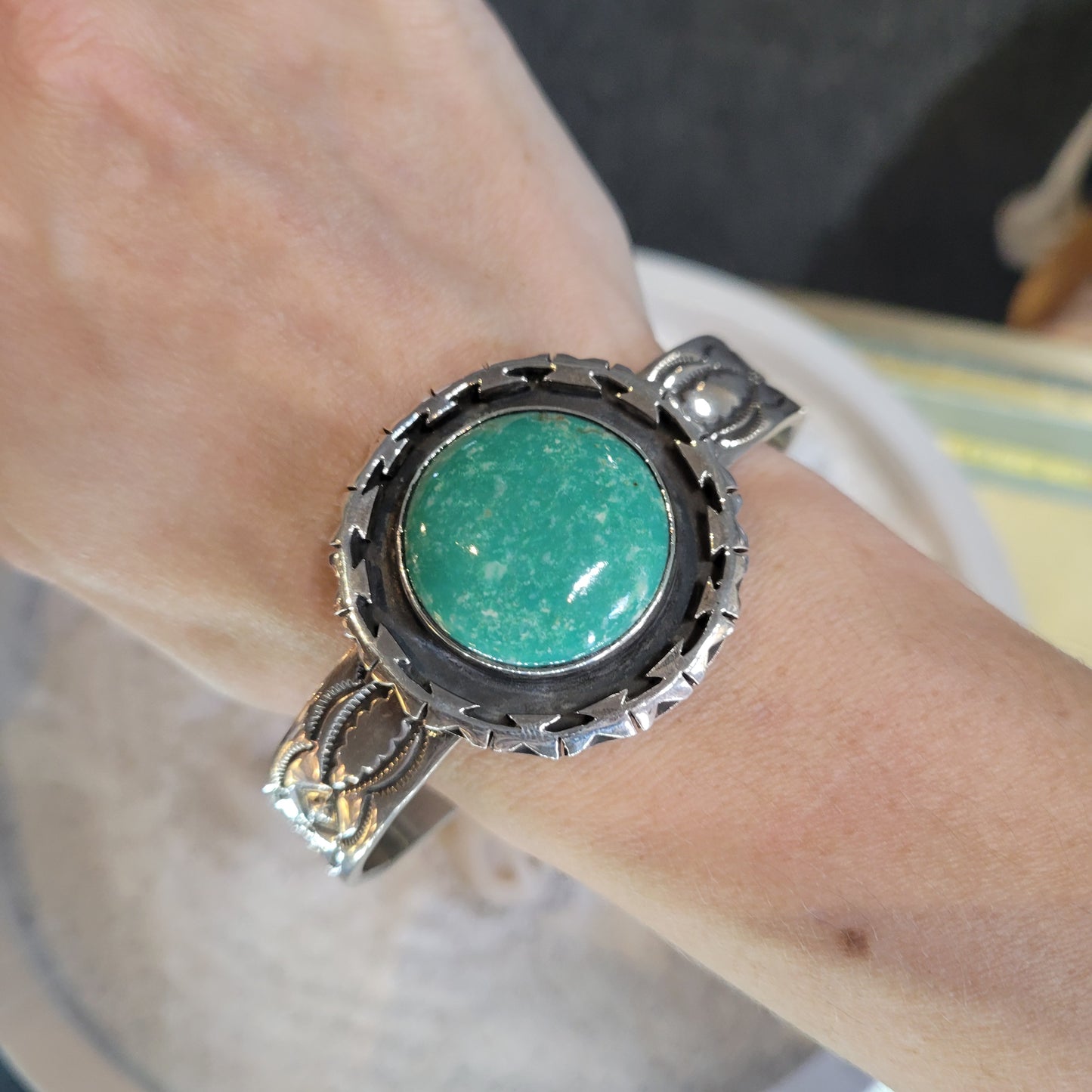 Sterling Turquoise Cuff