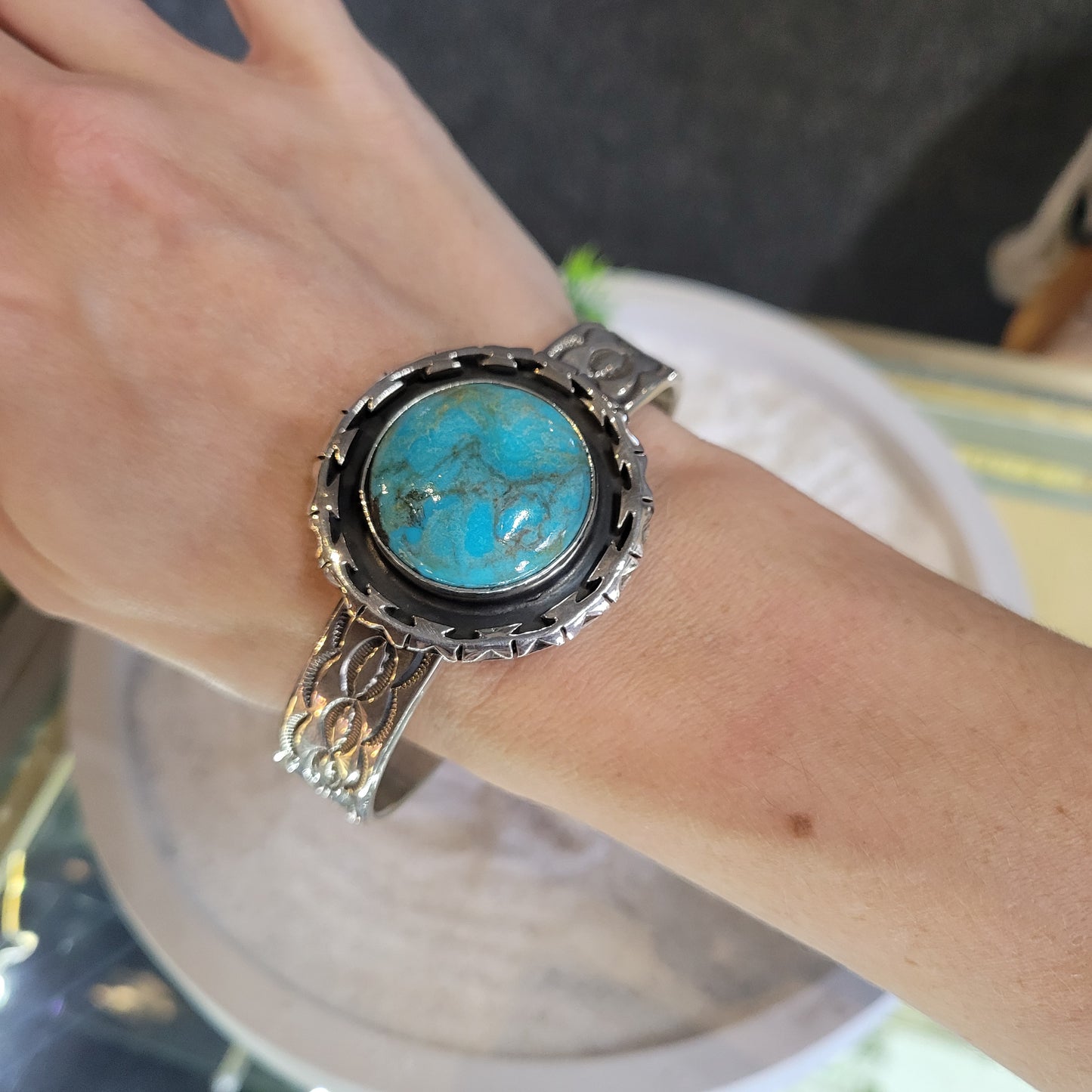 Sterling Turquoise Cuff