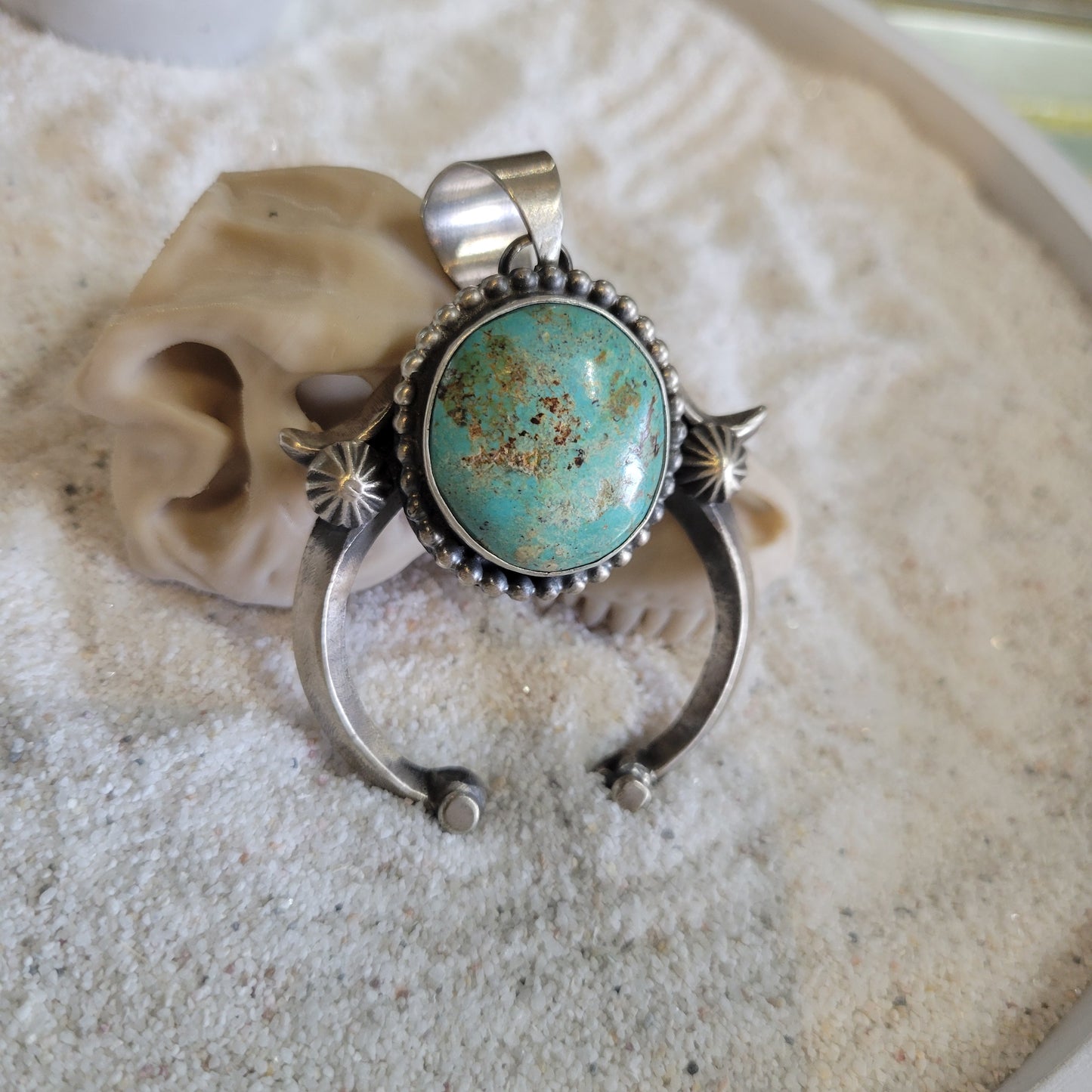 Sterling Turquoise Pendant