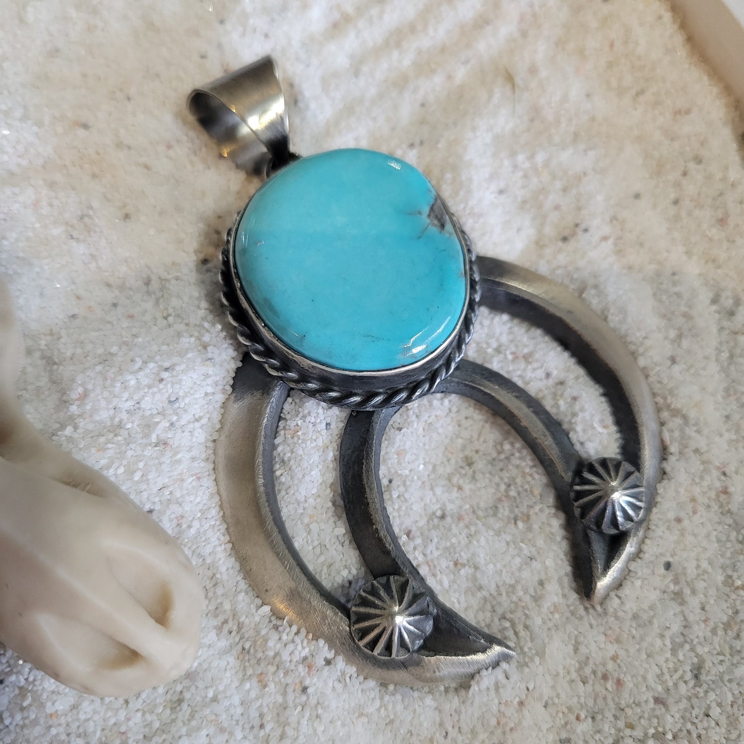 Sterling Turquoise Pendant