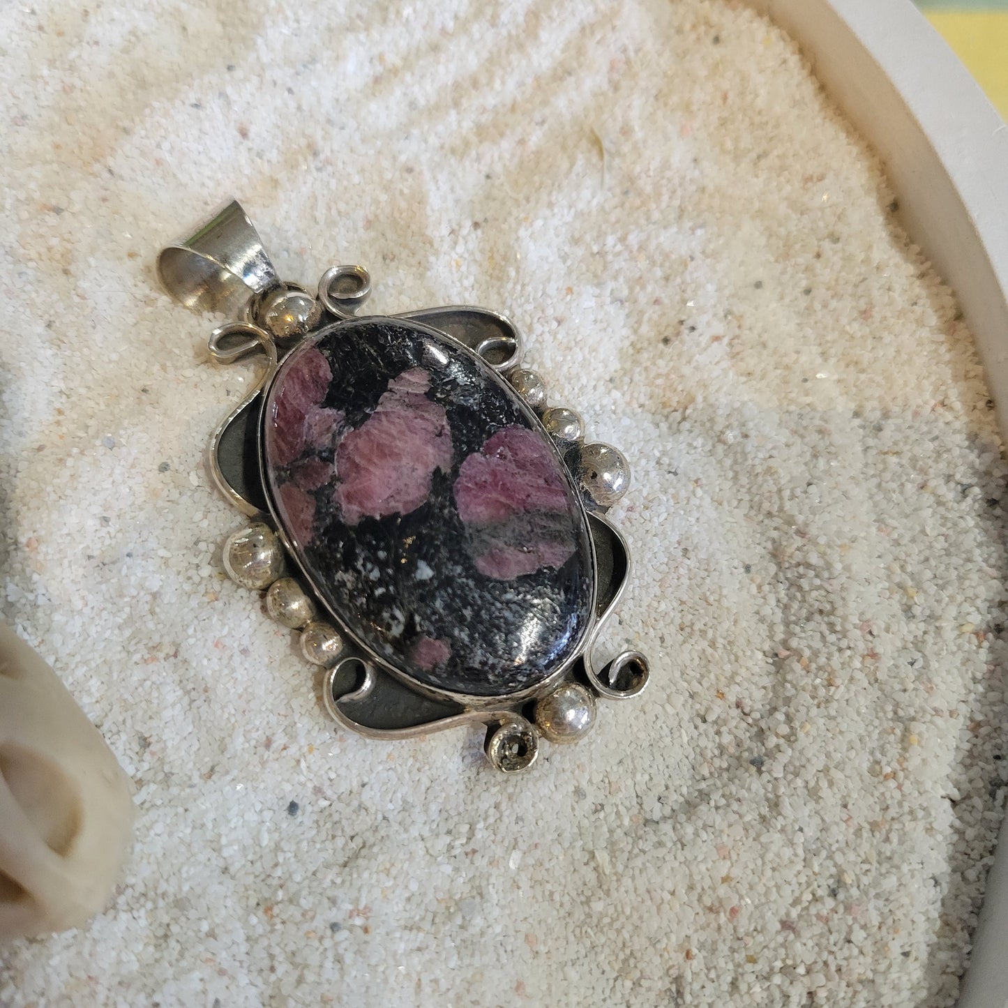 Sterling Ruby Pendant