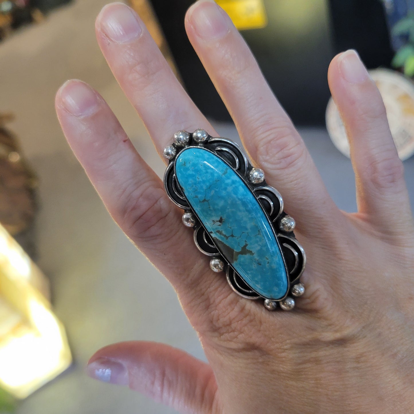 Sterling Turquoise Ring sz. 6