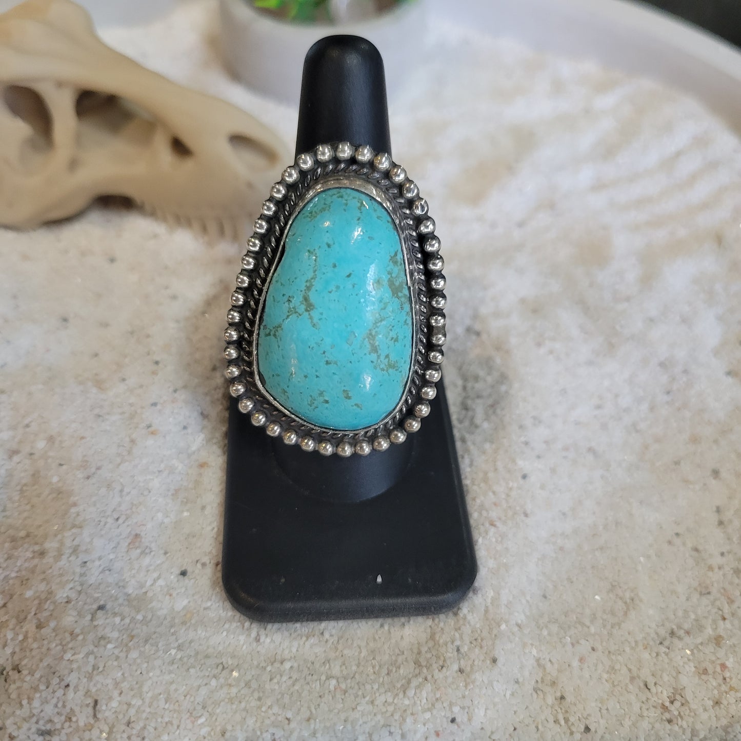 Sterling Turquoise Ring sz. 8