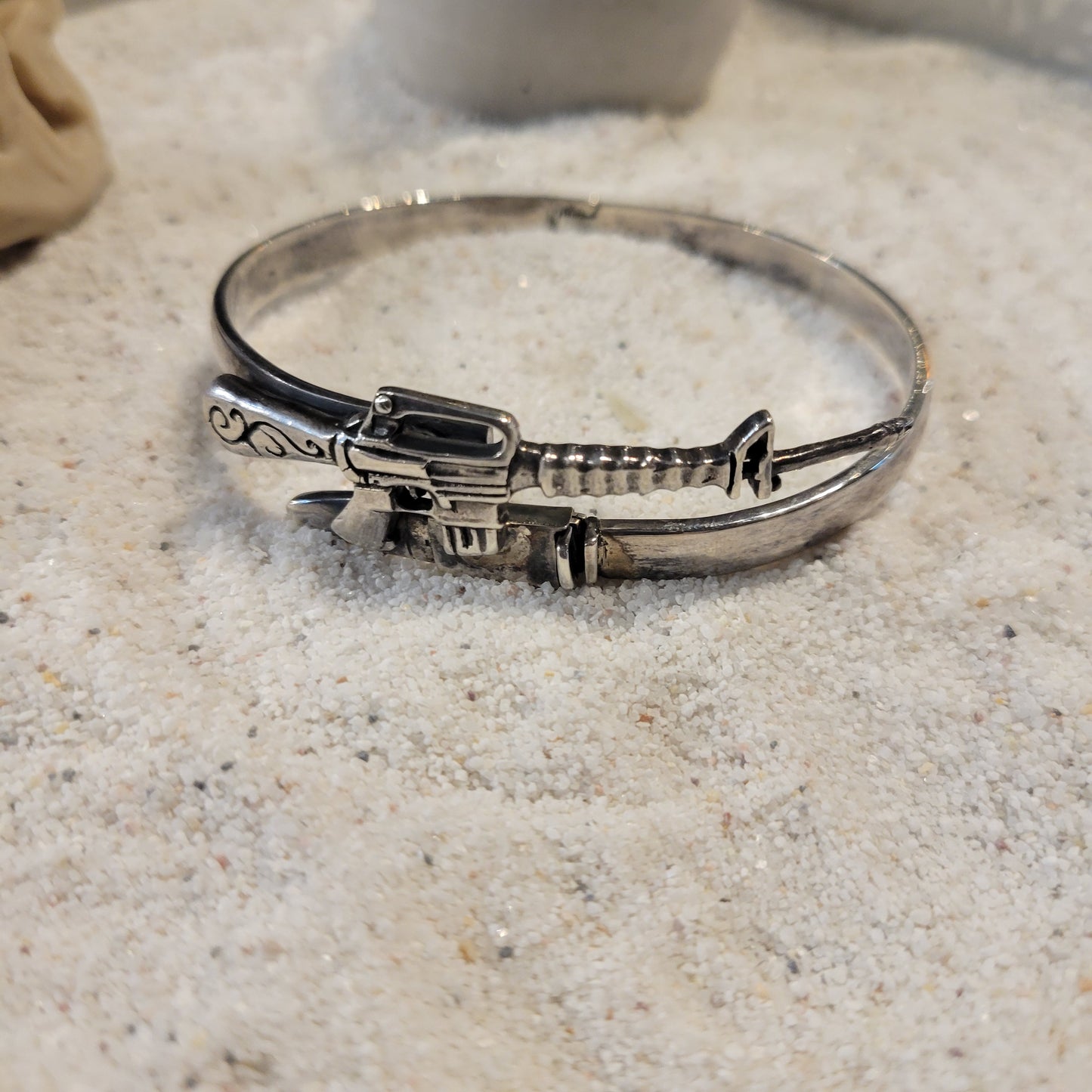 Sterling AK47 Bracelet