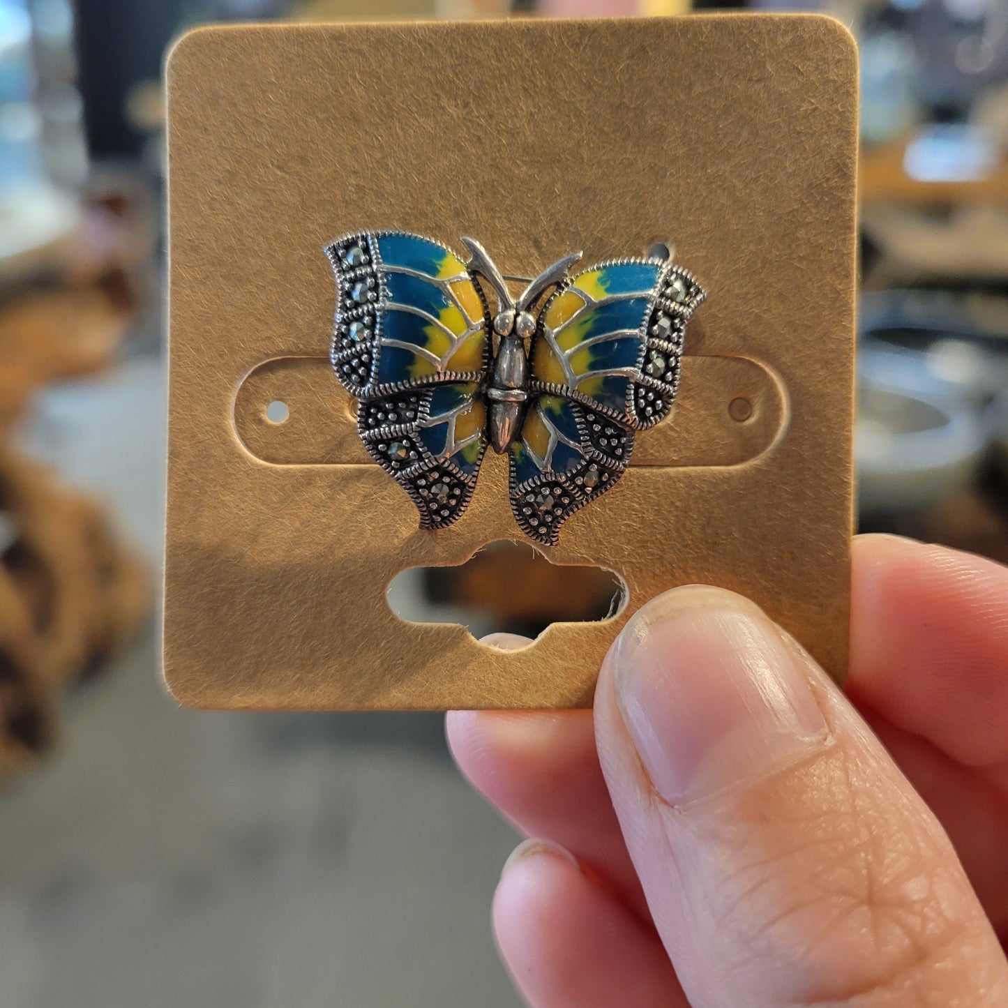Sterling Butterfly Necklace