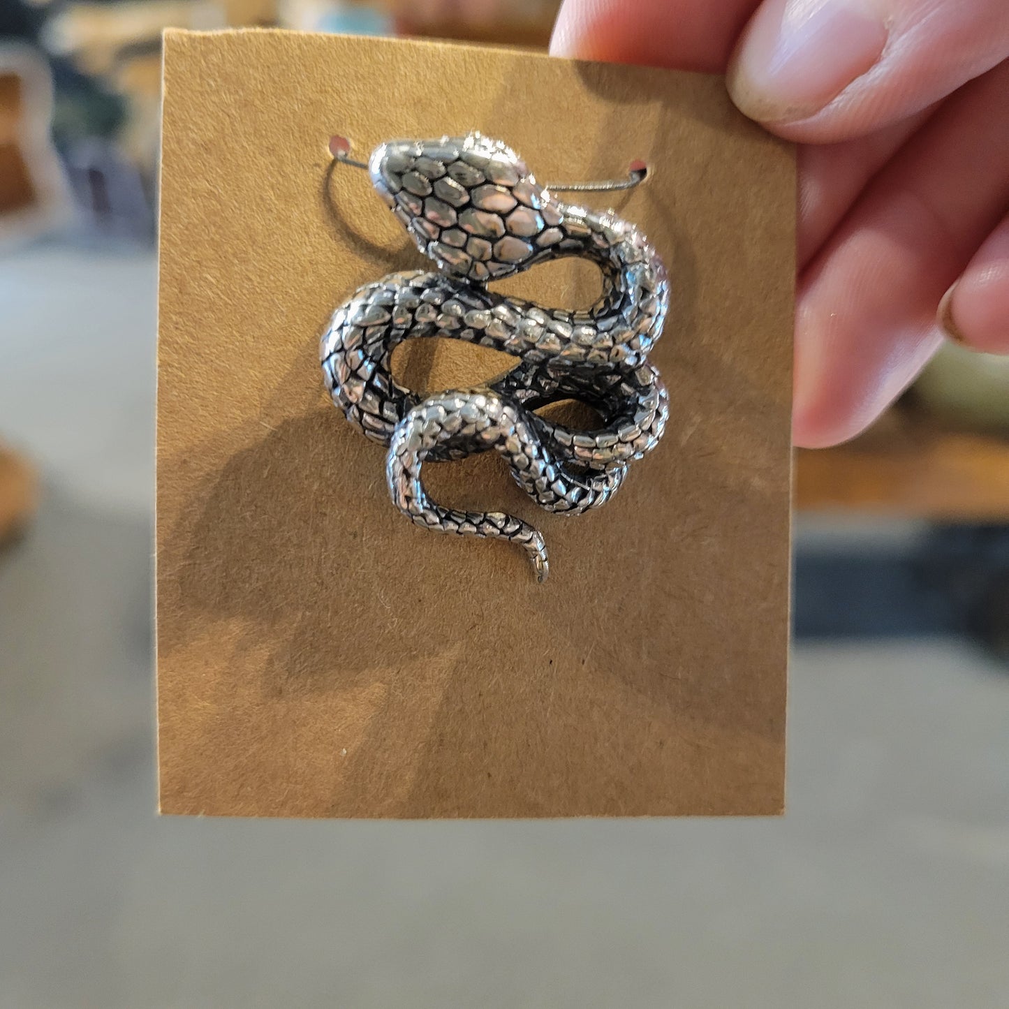 Sterling Snake Necklace