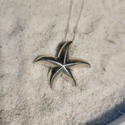 Sterling Starfish Necklace