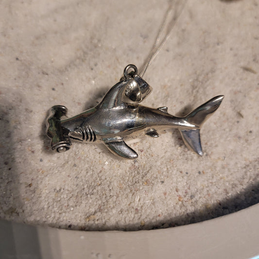 Sterling Hammerhead Necklace
