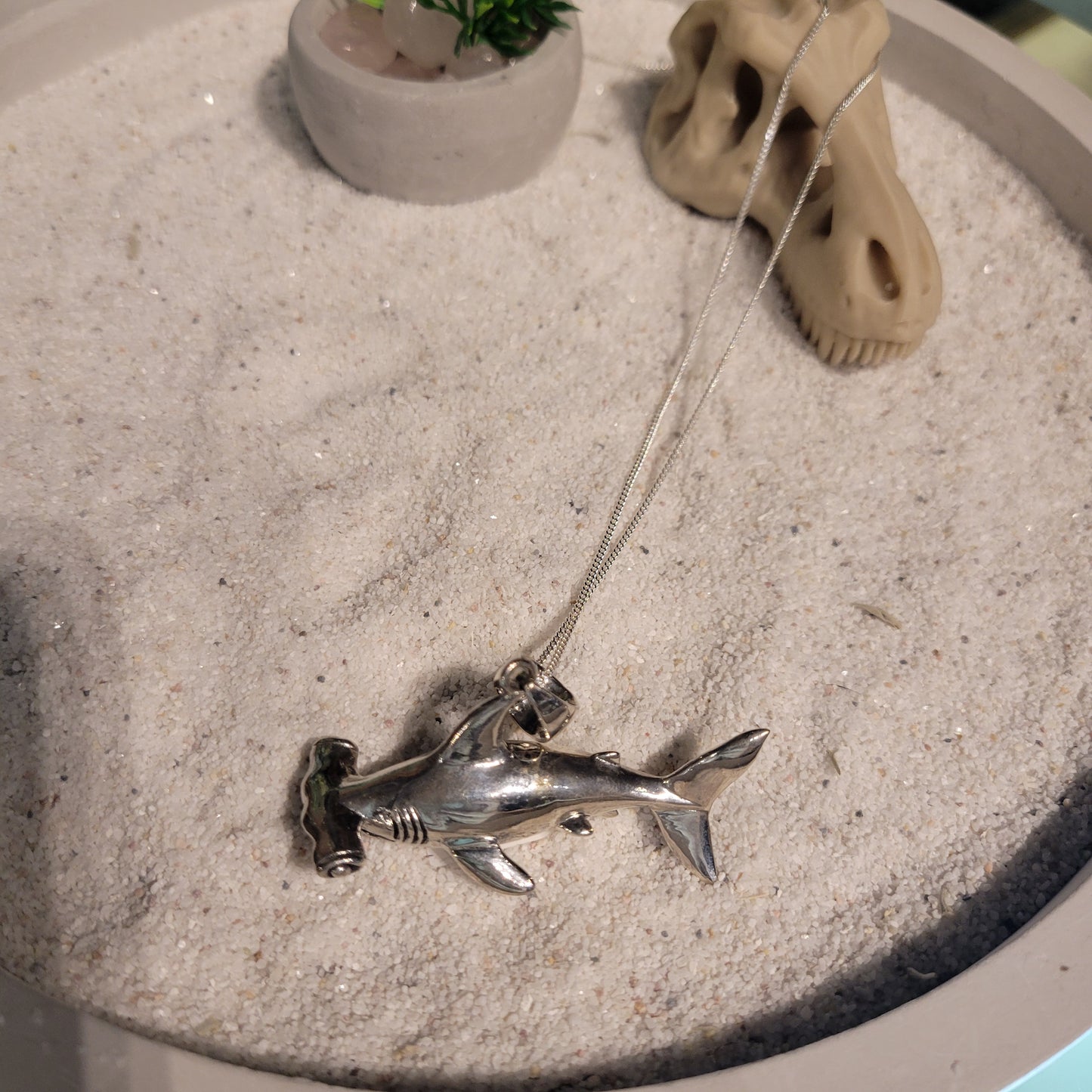 Sterling Hammerhead Necklace