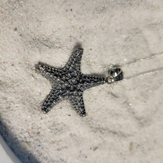 Sterling Starfish Necklace