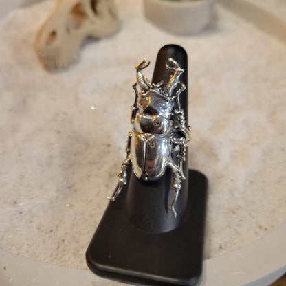 Sterling Bug Ring sz Adjustable
