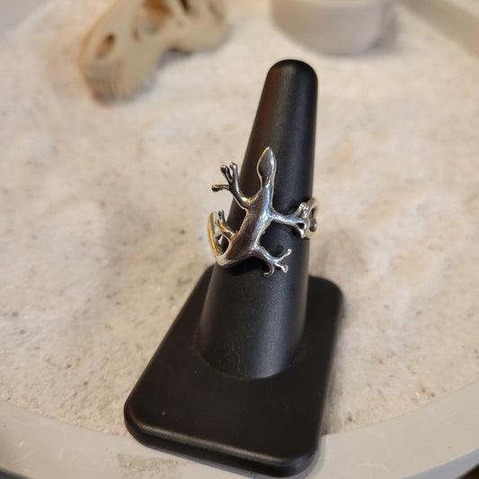 Sterling Lizard Ring sz 10