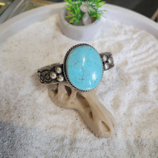 Sterling Turquoise Cuff
