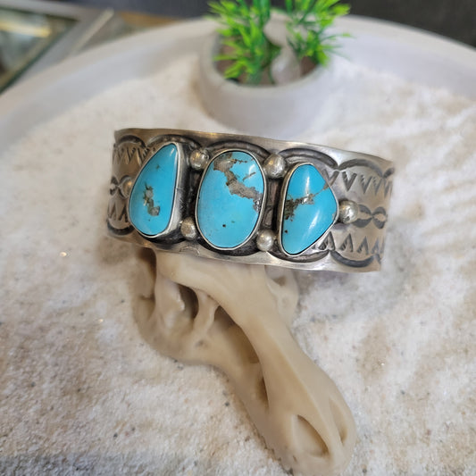 Sterling Turquoise Cuff