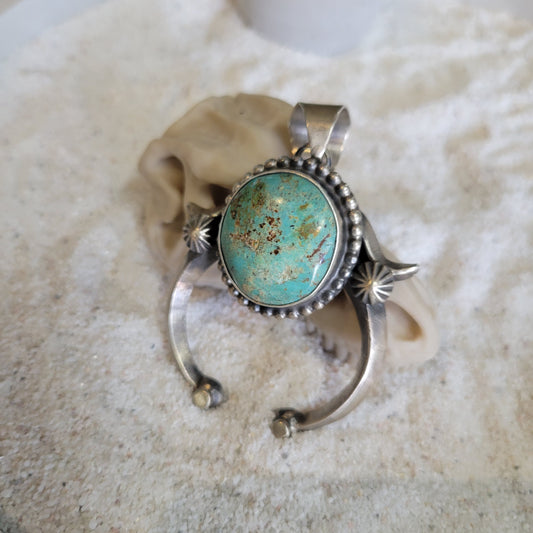 Sterling Turquoise Pendant