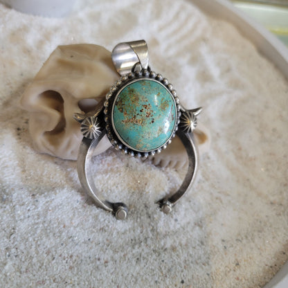 Sterling Turquoise Pendant