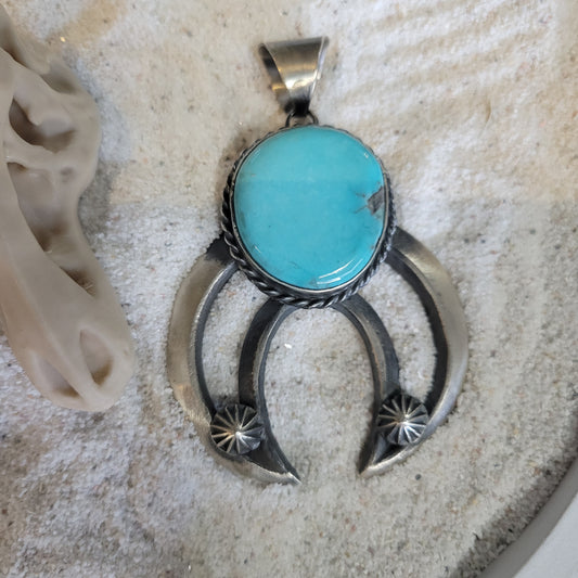 Sterling Turquoise Pendant