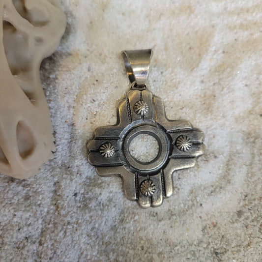 Sterling Small Cross Pendant
