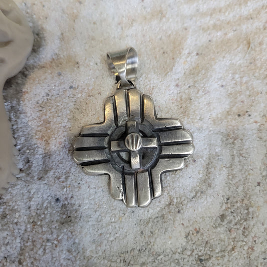 Sterling Small Cross Pendant