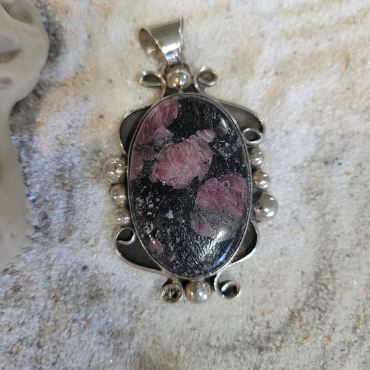 Sterling Ruby Pendant