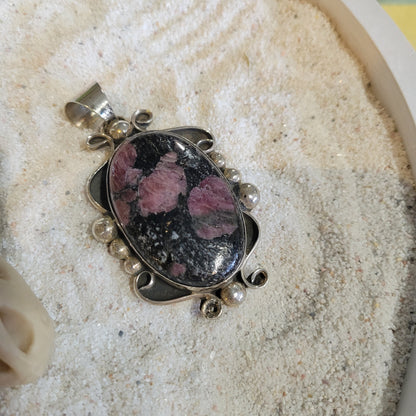 Sterling Ruby Pendant