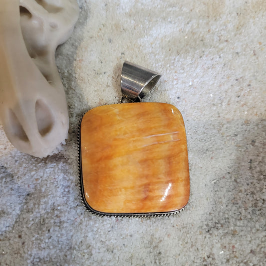Sterling Spiny Oyster Pendant