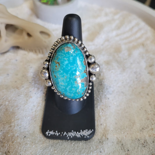 Sterling Turquoise Ring sz. 7.5
