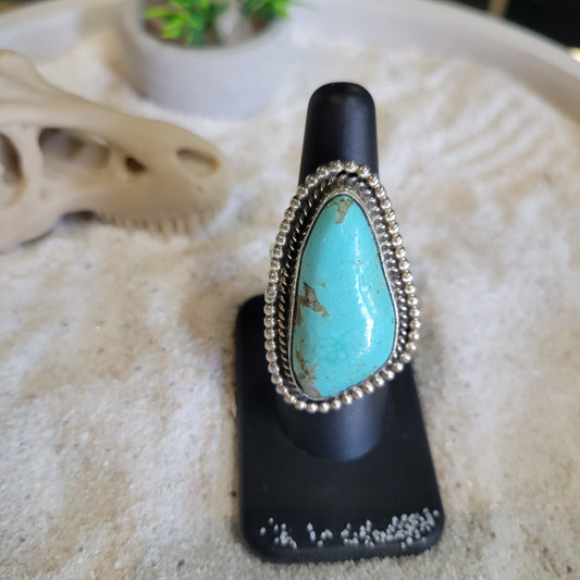 Sterling Turquoise Ring sz. 7.5