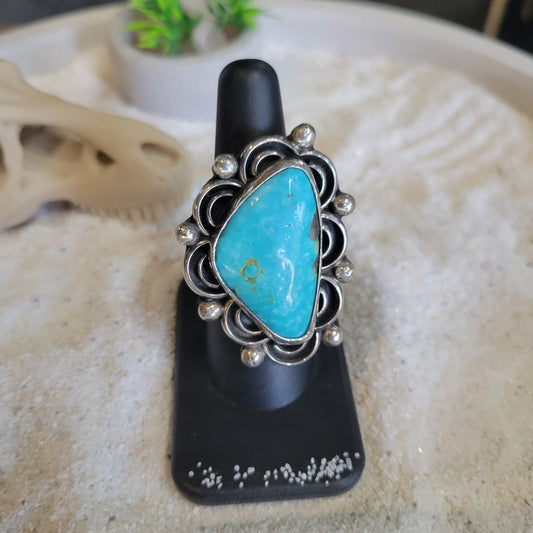 Sterling Turquoise Ring sz. 8