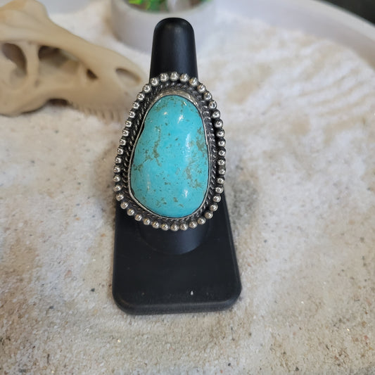Sterling Turquoise Ring sz. 8