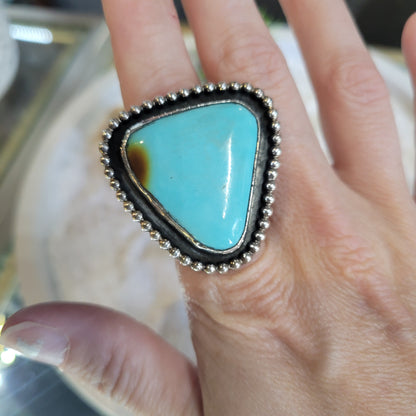 Sterling Turquoise Ring sz. 8
