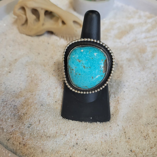 Sterling Turquoise Ring sz. 8.5