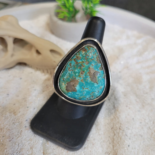 Sterling Turquoise Ring sz. 8.5