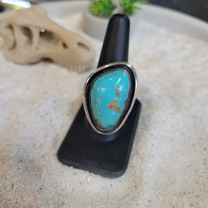 Sterling Turquoise Ring sz. 9