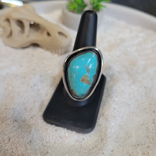Sterling Turquoise Ring sz. 9