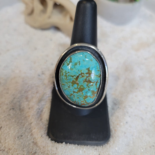 Sterling Turquoise Ring sz. 9.5