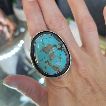 Sterling Turquoise Ring sz. 10