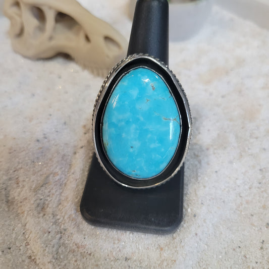 Sterling Turquoise Ring sz. 10