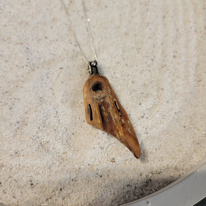Sterling Fossil Ivory Necklace