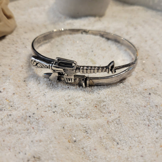 Sterling AK47 Bracelet