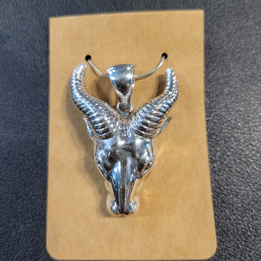 Sterling Ram Necklace